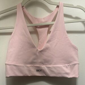 Women's Pink Sports Bra SET ACTIVE